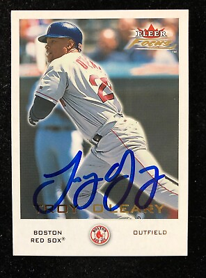 #ad TROY O#x27;LEARY 2001 FLEER FOCUS AUTOGRAPHED SIGNED AUTO BASEBALL CARD 84 RED SOX $12.77