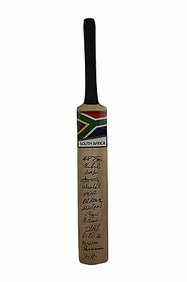 #ad Authentic 2013 ICC Champions Trophy South Africa Team Signed Bat AB de Villiers $95.00