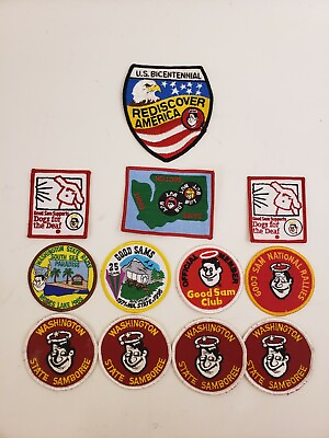 #ad GOOD SAMS CLUB Member Souvenir Travel Patch Collection Lot of 12 $1.95