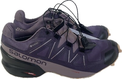 #ad Salomon Women#x27;s Speedcross 5 GTX W Trail Running Shoes Size 7 Gore Tex Purple $71.98