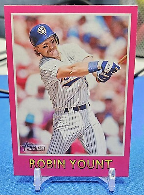 #ad Robin Yount 2024 Topps Heritage 1975 Baseball Sensations Card #75BS 7 $0.99