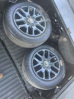 #ad 4 Toyota Tundra Factory 20” Charcoal Wheels amp; Tires 2022 2023 2024 OE 22G $900.00