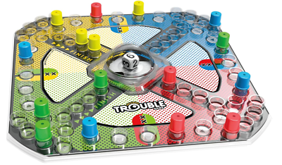 #ad Hasbro Gaming Trouble Board Game for Kids Ages 5 and up 2 4 Players $13.49