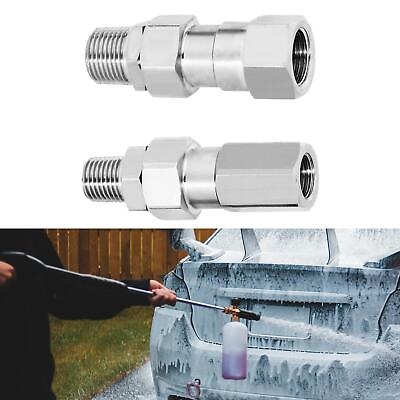 #ad Pressure Washer Adapter High Pressure Car Washing Joint Steel Rotary Nozzle $12.42
