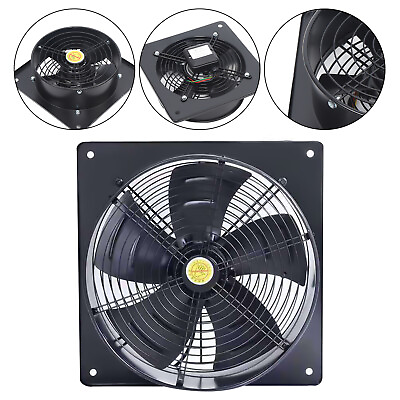 #ad Commercial Metal Ventilation Extractor External Rotor Fan Black 2600r min 190pa $53.87