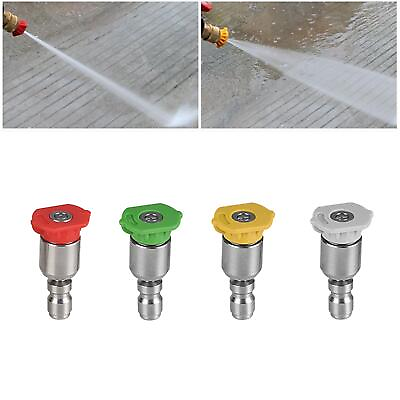 #ad Pressure Washer Spray Nozzle Tips Power Washer Attachments for Driveway Car $6.67