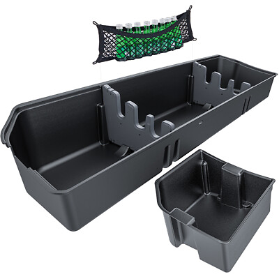 Rear Underseat storage cargo box for 15 24 Ford F150 17 24 Super Duty Crew Cab #ad $125.99