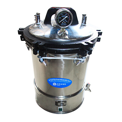 #ad 18L Dental Pressure Steam Sterilizer Autoclave Machinw Stainless Steel YX 18LD $378.99