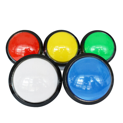 #ad Arcade 60MM Round Push Button Illumilation LED Light With Microswitchamp;Bracket AU $5.99