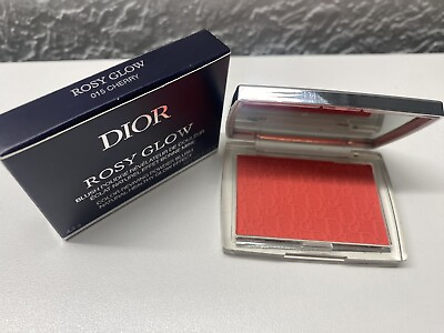 #ad Dior Rosy Glow Powder Blush 015 Cherry 0.15oz 4.4g New With Box Authentic $26.50