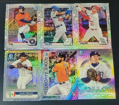 #ad 2020 Bowman Chrome Prospects MOJO Refractors with Inserts You Pick the Card $1.20