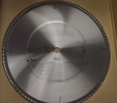 #ad Bosch PRO18100FIN 18quot; x 100 Carbide Tooth Finishing Saw Blade Japan $90.00