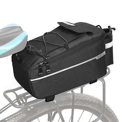 #ad Patgoal Bike Trunk Bag Bicycle Rack Rear Carrier Bag Insulated Trunk Cooler P... $31.65