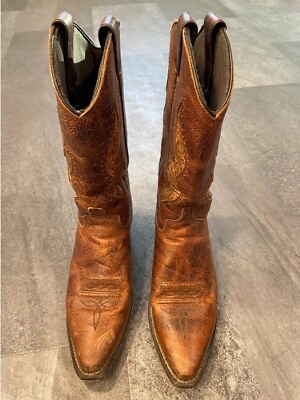 #ad Abilene Women#x27;s Leather Cowgirl Boots 7.5 $20.00