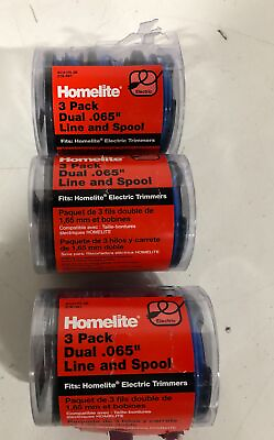 #ad Homelite Electric String Trimmer 0.065 in. Replacement Spools 9 Pack $28.49