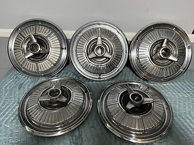 #ad #ad Mid 1960s 14” Hubcaps Set Of 5 For Doge Plymouth $70.00