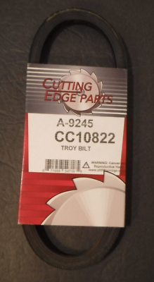 #ad New Cutting Edge Parts CC10822 A 9245 Replacement Belt 1 2quot; For Troy Bilt $9.95