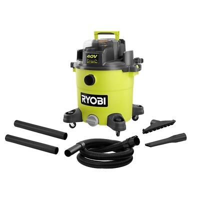 #ad BRAND NEW Ryobi 40V Cordless 10 Gallon Wet Dry Vacuum TOOL ONLY RY40WD01B $149.00