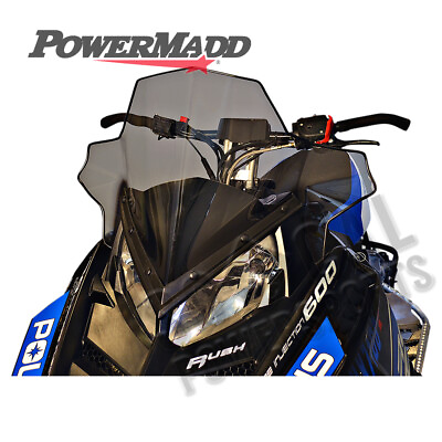 #ad #ad Powermadd Cobra Windshield Low 16.5in. Tint for 2020 2022 Polaris 550 INDY LXT $112.65