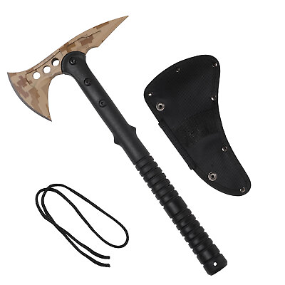 #ad 16quot; Tactical Survival Axe Tomahawk Survival Hatchet Stainless Steel Camping Hunt $18.88