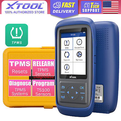 #ad XTOOL TP150 TPMS Sensor Relearn Programmer Tire Pressure Reset Diagnose Scanner $149.00