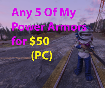 #ad ⭐️ ⭐️⭐️ Any 5 Of My Power Armors Check Listings PC Only $50.00