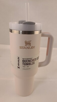 #ad Stanley Quencher H2.0 FlowState 40oz Stainless Steel Tumbler ROSE QUARTZ $37.95