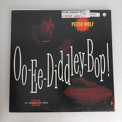 #ad Peter Wolf Oo Ee Diddley Bop SINGLE Vinyl Record Album $5.77