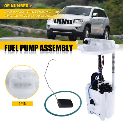Electrical Fuel Assembly Pump for Jeep Grand Cherokee Commander V8 4.7L 07 10 #ad $56.99