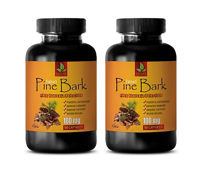 #ad #ad cardio supplement PINE BARK EXTRACT anti inflammation diet 2 BOTTLE $34.49