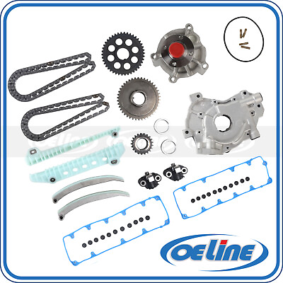 #ad For 2009 Ford F 150 4.6L V8 Timing Chain Kit Water Pump Oil Pump Valve Cover $926.80