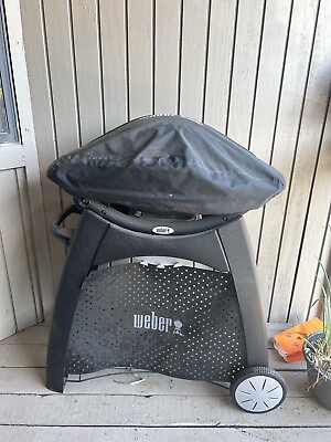 #ad Weber Q 2400 Electric Grill Black with Grill Cover and Cart Bundle $200.00