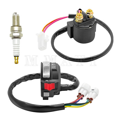 #ad #ad Start Stop Switch amp; Starter Solenoid Relayamp;Spark for Yamaha Warrior 350 YFM350X $29.99