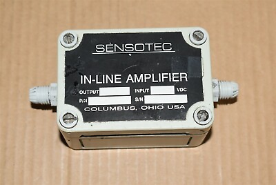 #ad Sensotec In Line Amplifier Part No. 060 6827 01 $75.00