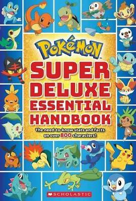 #ad Super Deluxe Essential Handbook Pokß©mon : The Need to Know Stats and Fa GOOD $3.98