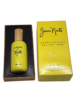 #ad A Spray of Nate Bath and Body Perfume by Jean Nate 1 oz New Open box $49.92