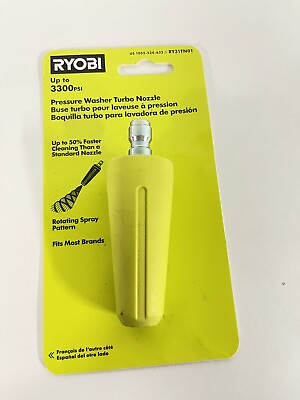 #ad RY31TN01 RYOBI 3300 PSI Gas Electric Turbo Pressure Washer Nozzle $18.95