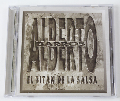 #ad ALBERTO BARROS EL TITAN DE LA SALSA CD 1995 RMM Records $14.95