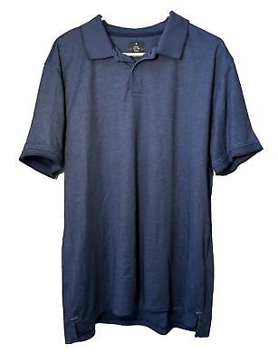 #ad Members Mark Polo Shirt Mens Size Medium M Blue Buttons Sams Club Premium $5.00