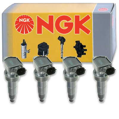 #ad 4 pc NGK Ignition Coils for 2010 2015 Kia Forte Koup 1.6L 2.0L 2.4L L4 Spark gc $233.33