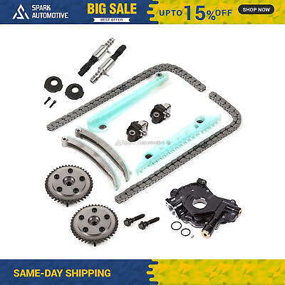 #ad Timing Chain Kit Cam Phaser VCT Selenoid Oil Pump Fit 05 10 Ford 4.6L TRITON $209.99