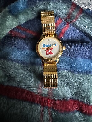 #ad Super Kmart Women’s limited edition Gold Stretch Watch NOS $45.00