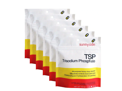 #ad 6 Lb TSP Trisodium Phosphate Heavy Duty Cleaner Dirt Removal Resealable Pouches $20.35