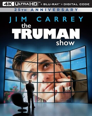 #ad The Truman Show New 4K UHD Blu ray With Blu Ray 4K Mastering Ac 3 Dolby Di $21.49