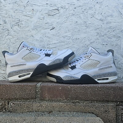 #ad Size 12 Jordan 4 Retro OG Mid White Cement $145.00