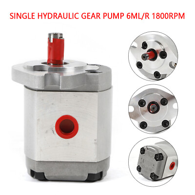 #ad #ad Single Hydraulic Gear Pump 21MPA High pressure Gear Pump Aluminum Alloy $50.87