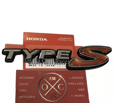 #ad #ad OEM DC5 Honda Integra Type S Rear Emblem JDM Acura RSX 02 06 03 04 05 NEW Rare $77.77