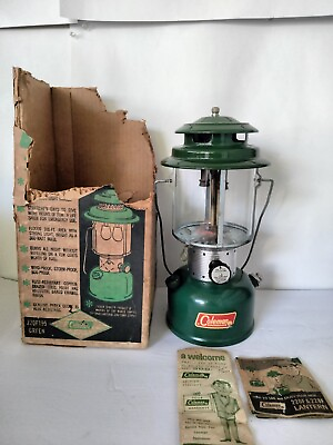 #ad #ad Vintage Coleman Lantern Model 220F 228F 1968 Double Mantle Sunshine of the Night $32.00