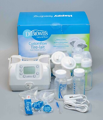 #ad MA5 Dr. Brown#x27;s Customflow Double Electric Breast Pump BF100 $15.00