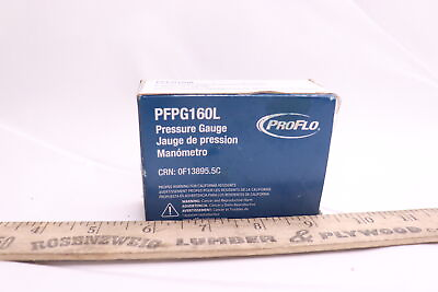 #ad #ad ProFlo Pressure Gauge 160 psi PFPG160L $9.59